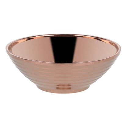 Glam Stainless Steel Insulated Colorful Rose Gold Noodle Bowl